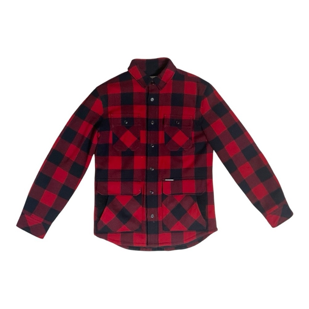 🛠️ Bike Repair Shop by Bean Pole Plaid Shacket Jacket  Lumberjack Vibes  Men’s M View 3